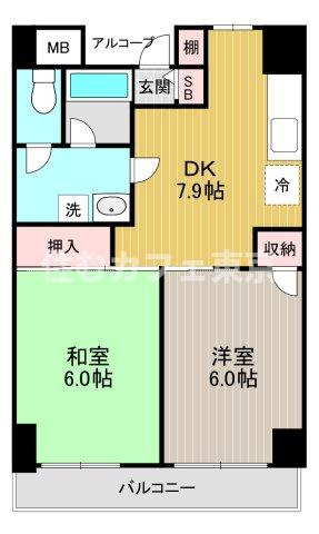 リヴェール浅見の間取り