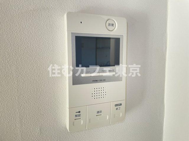 リヴェール浅見のセキュリティ|モニター付きインターホンです