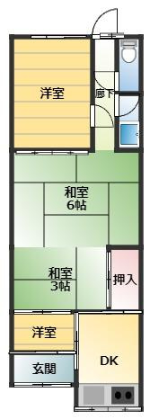 【間取り】 | 東大阪市岩田町3丁目　中古