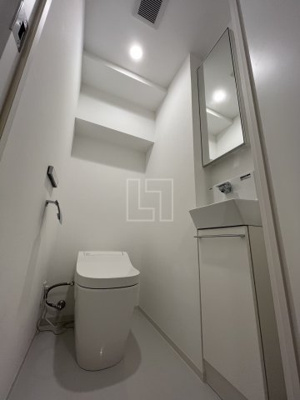 【トイレ】 | 四ツ橋セントラルハイツ | 四ツ橋セントラルハイツ　温水洗浄便座