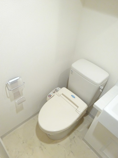 ステージグランデ田園調布アジールコートのトイレ|落ち着いた色調のトイレです