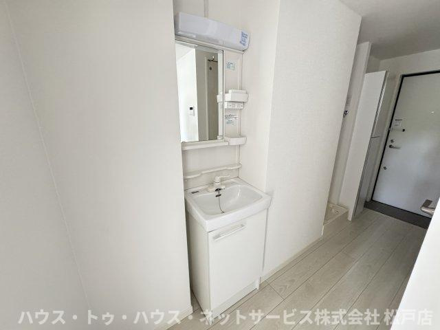 丘の上のフルールの洗面所