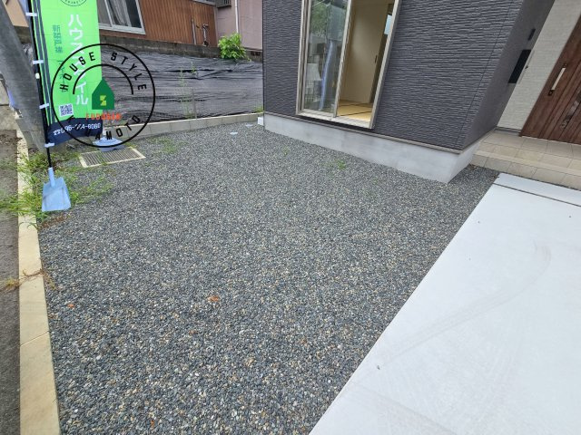 熊本市中央区帯山9丁目第1₋1棟(1号棟)の庭|お庭で自由な時間を過ごせます。