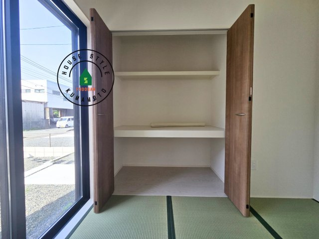 熊本市中央区帯山9丁目第1₋1棟(1号棟)の内観：施工例|収納には困りません。