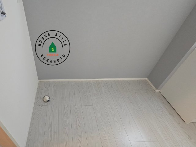 熊本市中央区帯山9丁目第1₋1棟(1号棟)の内観：施工例|ランドリースペースとなります。広々して有効的にご使用できます。 