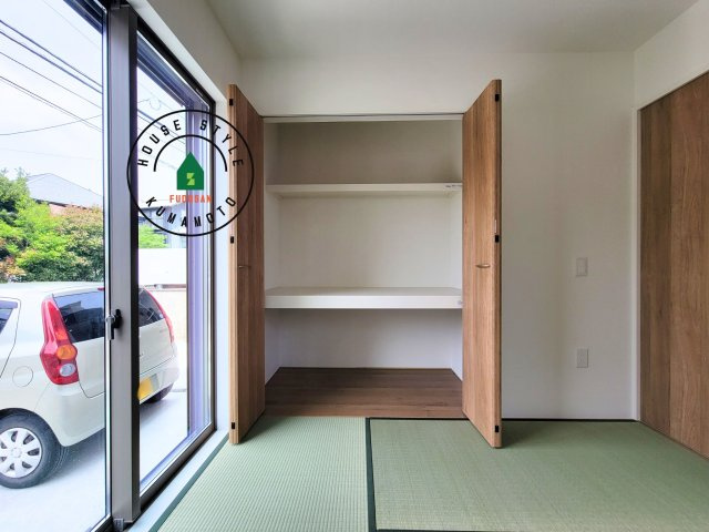 熊本市中央区帯山9丁目第1₋1棟(1号棟)の内観：施工例|柔らかい畳が心地よい和室