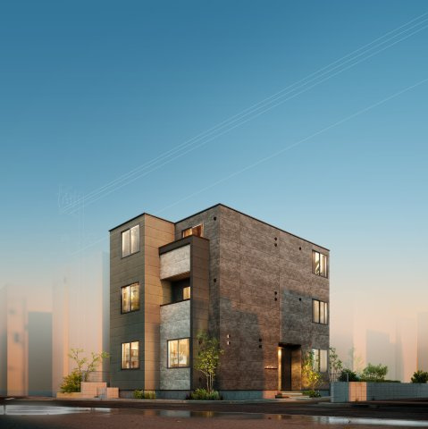 OPEN RISE尾久銀座Ⅰの外観パース