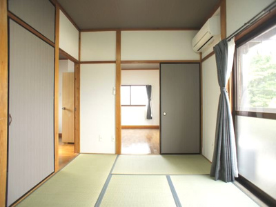 【和室】 | メゾン・ド・ポワソン | 快適に過ごせるエアコンが付いています♪