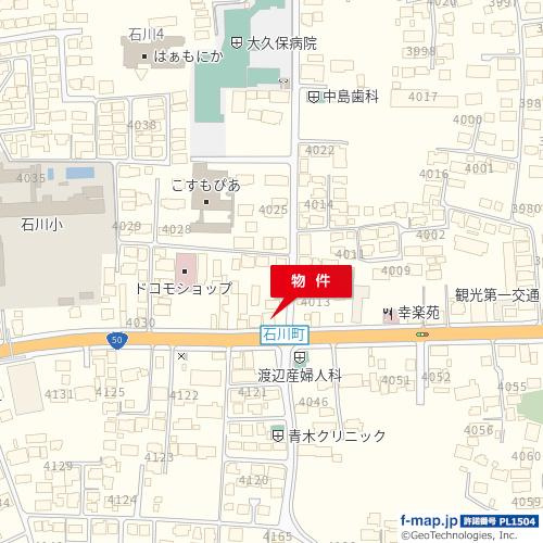 【地図】 | 石川四丁目Ｉテナント