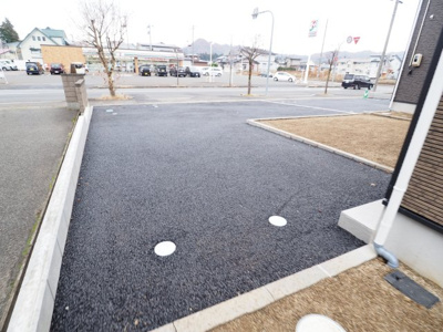 【駐車場】 | Cradle garden　米沢市通町第１　１号棟 | ★内覧予約で新米4kg★