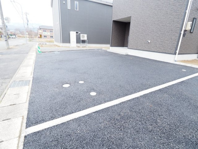 【駐車場】 | Cradle garden　米沢市通町第１　２号棟