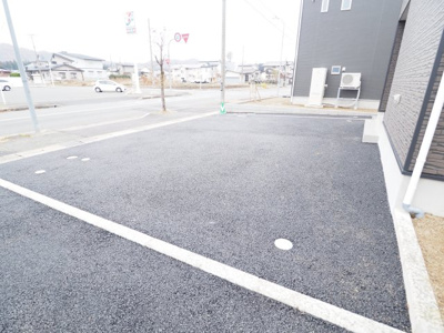 【駐車場】 | Cradle garden　米沢市通町第１　２号棟