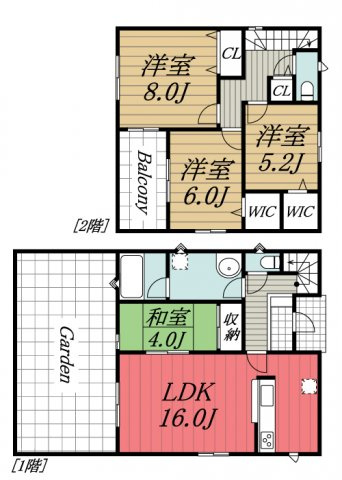 【間取り】 | 西三里塚戸建/102.06　33号棟