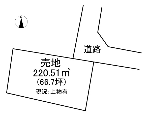 太宰府市朱雀4丁目　売地の土地図