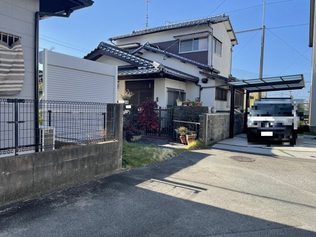 太宰府市朱雀4丁目　売地の前面道路含む現地写真|前面道路含む現地写真です