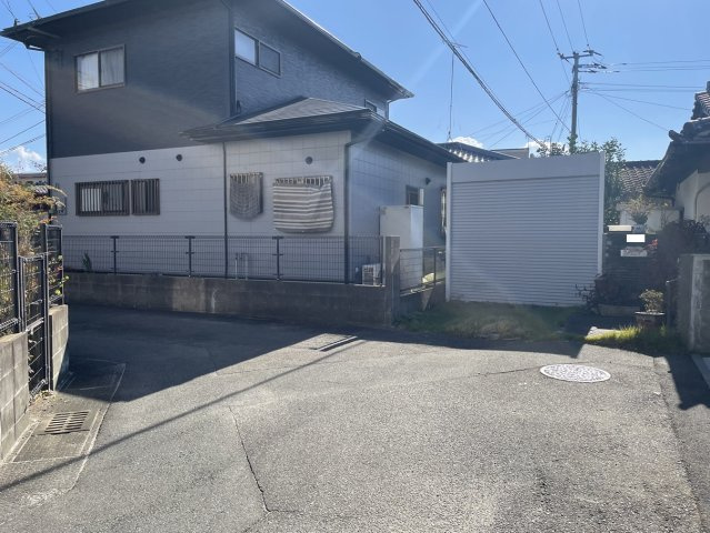 太宰府市朱雀4丁目　売地の前面道路含む現地写真|前面道路含む現地写真です