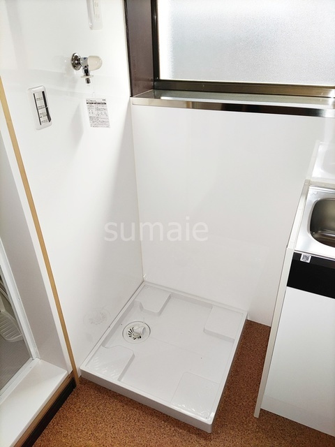 ゆかりハイツのその他|洗濯機置場です。