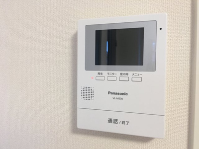 【セキュリティ】 | Casa美輪Ⅱ | 来訪者が確認できるモニター付です