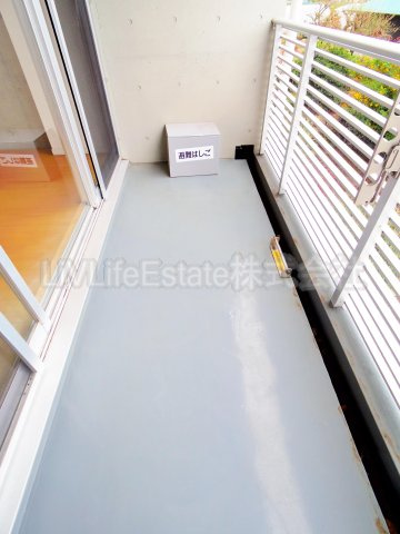 Ｋエリタージュのバルコニー