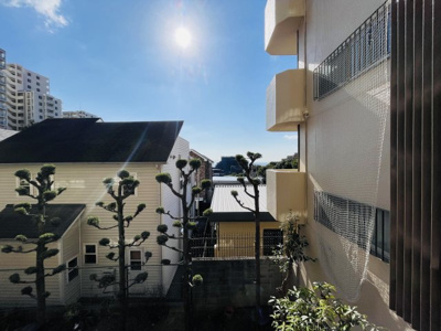 【展望】 | 第二ハイツ六甲 | ２階ですが眺望もございます。