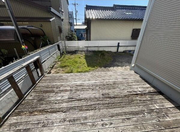 港区知多二丁目戸建の庭