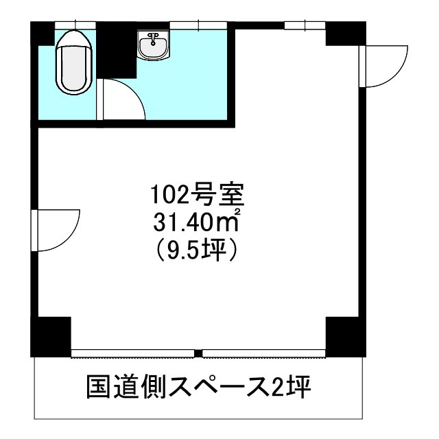 松屋明石町ビルの間取り