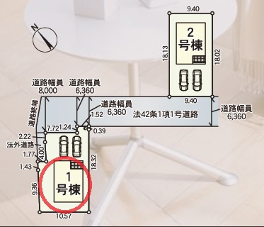 【区画図】 | クレイドルガーデン彦根市彦富町第３ | 区画図