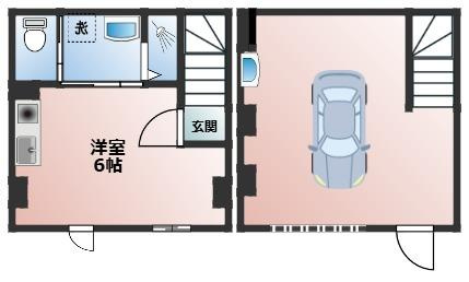 西宮市今津山中町の賃貸マンションの間取り