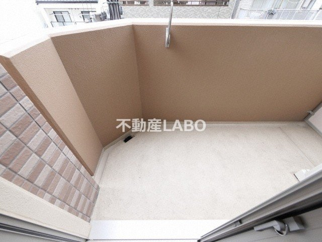 リッツ難波南Ⅱのバルコニー