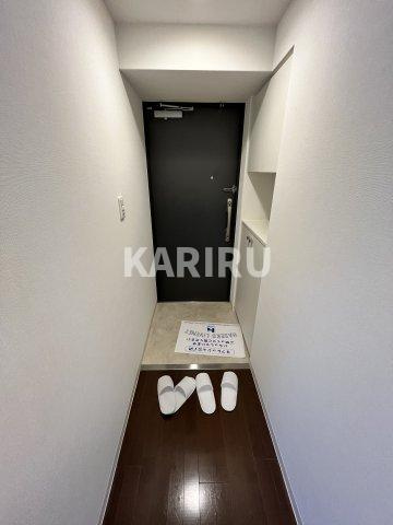 レジディア玉造の玄関|ゆったりとした玄関です