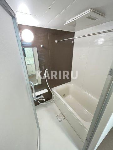 レジディア玉造の浴室|落ち着いた空間のお風呂です