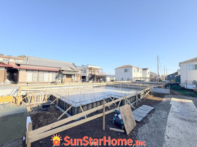 【サンスターホーム】青梅市野上町１丁目　新築１号棟の外観