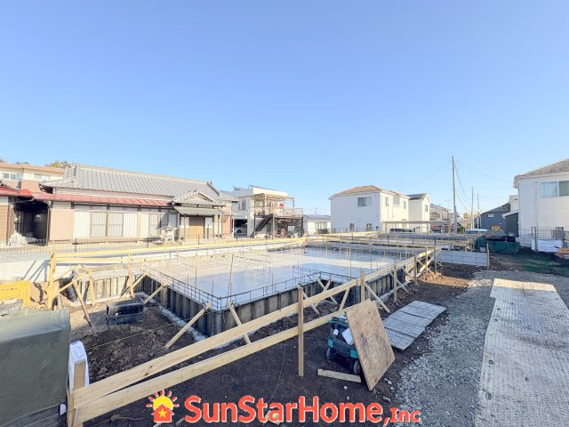 【サンスターホーム】青梅市野上町１丁目　新築１号棟の外観