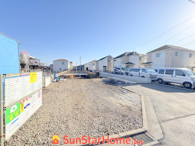 【サンスターホーム】青梅市野上町１丁目　新築１号棟の外観