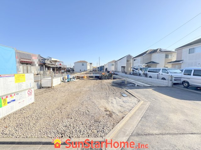 【サンスターホーム】青梅市野上町１丁目　新築１号棟の外観