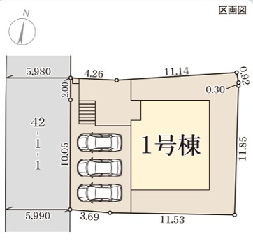【区画図】 | リーブルガーデン神戸市北区筑紫が丘３期 | 区画図
