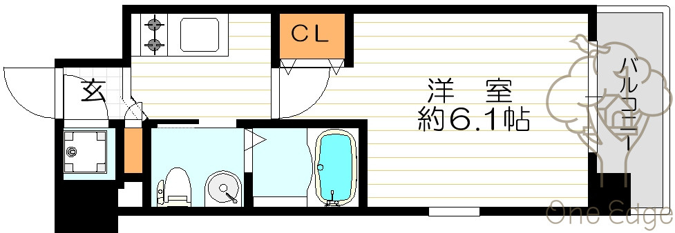 エスリード新北野の間取り