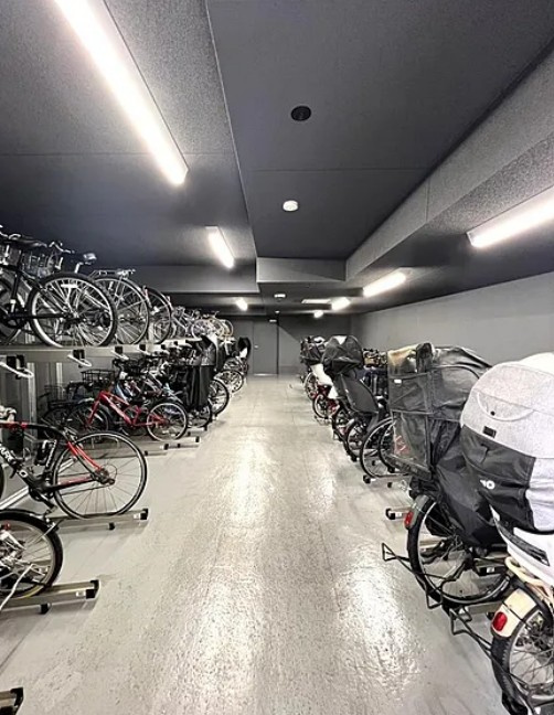【中古マンション】クリオ川越大手町の駐輪場