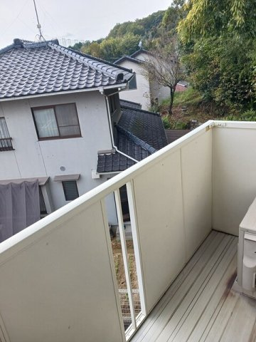 メープル焼山　Ｃのバルコニー