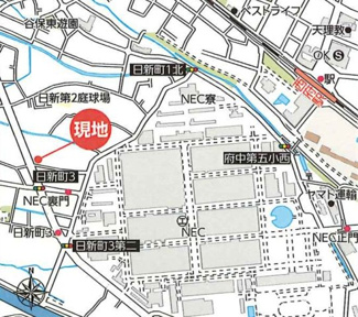 【地図】 | 府中市日新町3-3-3