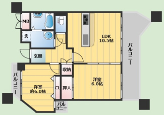 【間取り】 | エトレ豊中