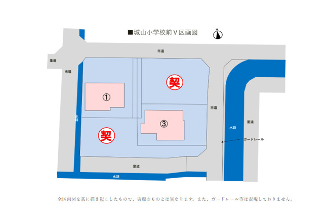 【区画図】 | トレステージ城山小学校前V