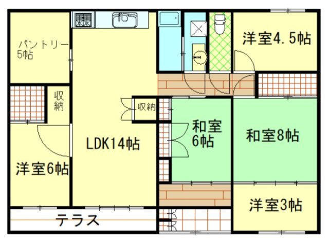 源藤町原田の間取り