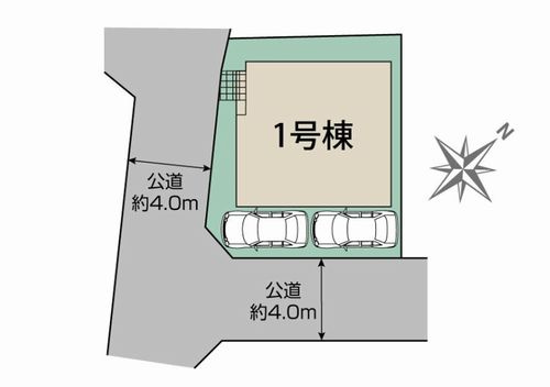 【区画図】 | 【仲介手数料０円】相模原市南区若松1丁目　新築一戸建て | 相模原市南区若松1丁目　新築一戸建て