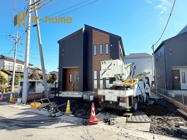 那珂市菅谷16期　新築戸建て　1号棟の外観|ご予約を頂ければ、『平日』はもちろん『早朝』や『夜間』もご見学可能です♪お気軽にお申し付けください♪