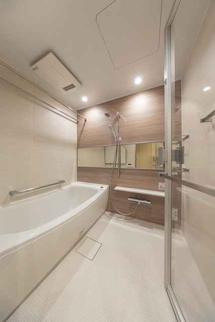 リバーポイントタワーの浴室|※写真は同タイプ住戸です。