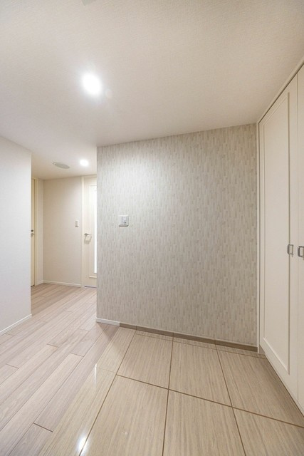 リバーポイントタワーの玄関|※写真は同タイプ住戸です。