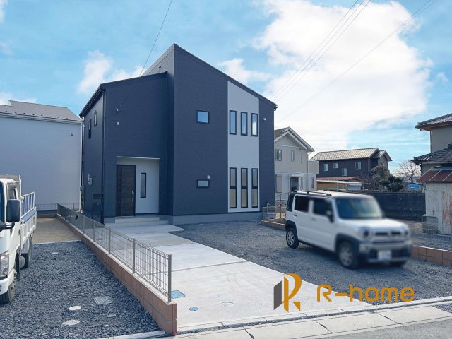 那珂市菅谷16期　新築戸建て　2号棟の外観|ご予約を頂ければ、『平日』はもちろん『早朝』や『夜間』もご見学可能です♪お気軽にお申し付けください♪