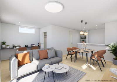 【居間・リビング】 | 越谷市新川町1丁目新築戸建て