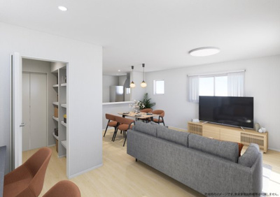 【居間・リビング】 | 越谷市新川町1丁目新築戸建て